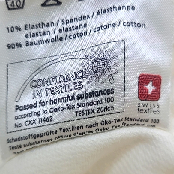 White breeches full seat Dressage Competition Pants Cream leather insert Stretch - Picture 9 of 9